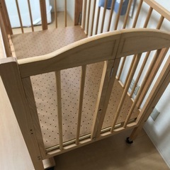 ベビーベッド　
石崎家具　スリーピーパル　の画像