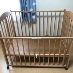 ベビーベッド　
石崎家具　スリーピーパル　の画像