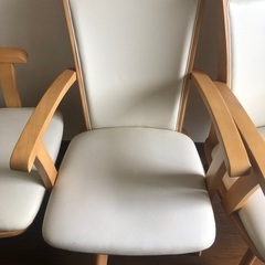 回転椅子4脚　ニトリの画像