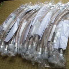 ☆桂精機製作所 FH10 LPG 燃焼器用鋼線入りホース 400mm 14本セット◆柔軟性に優れた配管材の画像