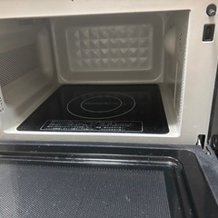 【東日本 50Hz専用】アイリスオーヤマ 電子レンジ 18L フラットテーブル ミラーガラス ブラック IMB-FM18-5 の画像