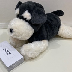 シュナウザー　犬のぬいぐるみの画像