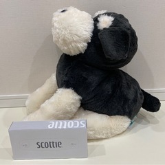 シュナウザー　犬のぬいぐるみの画像