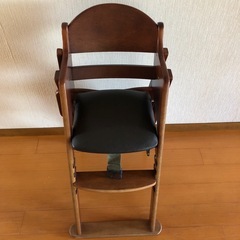 KATOJI 木製　ベビーハイチェア の画像