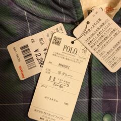 【新品タグ付き】POLO　ベビーポンチョ　70〜80cmの画像