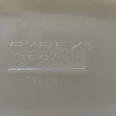 オールドパイレックス　ティブロンフローラル柄オーバルプレートの画像