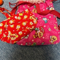 アンパンマンおもちゃセット　ミニギター　ナップサック　手提げバッグ　マグカップ(新品) の画像