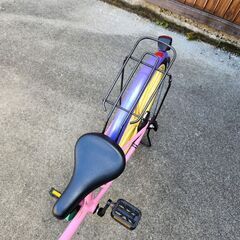 子供用自転車カギ付きの画像