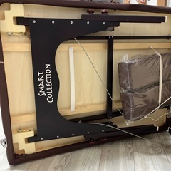 出張用マッサージベッドブラウンの画像