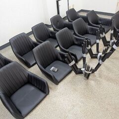 チェア レザー モダン 椅子 美品（4脚）の画像