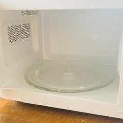 【300円】山善 電子レンジ 600W 単機能 ターンテーブル式（2014年製）の画像