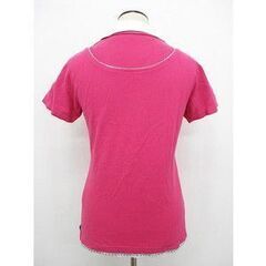 【まだ受付中・送付可能】中古 アズノウアズ ドゥバズ as know as de base ポロシャツ 鹿の子 レイヤード風 ピンク 半袖 レディース 早い者勝ちです✨✨の画像