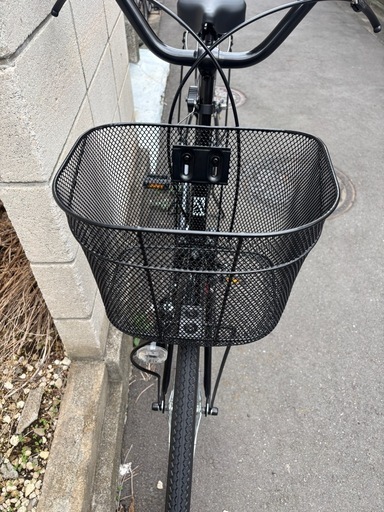 自転車 ママチャリ27インチ 黒