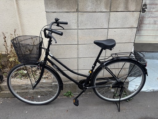 自転車 ママチャリ27インチ 黒
