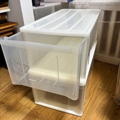 （2個）衣装ケース74x38.5x30の画像