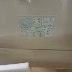 SHARP 2011年製 ノンフロン冷凍冷蔵庫SJ-PW42T-Sの画像