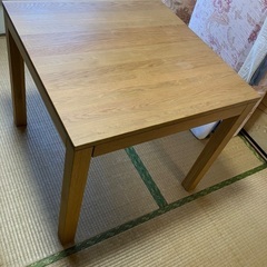 無印　ダイニングテーブル　中古品　80サイズの画像