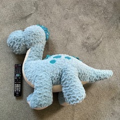 ブラキオサウルス ぬいぐるみ 全長80
cm ブルー 恐竜 ビッグサイズ の画像