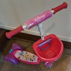 アイデス　ディズニープリンセス　3輪キックスクーターの画像