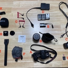 カメラと付属品の画像