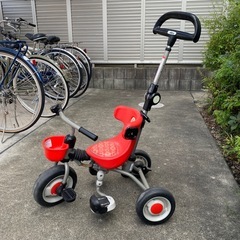 ides compo アイデス コンポ タウン 折りたたみ三輪車 舵取りハンドルの画像