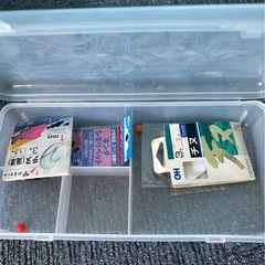 中販紅　【Week】 🅰️釣具小物品＆ケースBOX ワンコインセール中　現状渡し　09-15-06 の画像