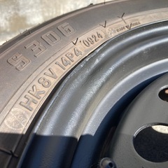 （取引き中）中古タイヤホイール　155／55R14の画像