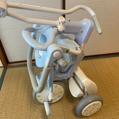 iimo 折りたたみ式三輪車 トイザらス  マカロンブルーの画像