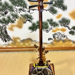 沖縄三線　八重山クルチ　本蛇皮一枚張り！商品価格180000円になります！④の画像