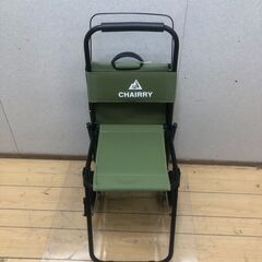 新品未使用品 CHAIRRY チェアリー チェア&キャリー KHAKI 折りたたみ椅子 キャリーカート アウトドアチェア キャンプ 【糸島市内 送料無料】88350-4-002の画像