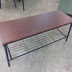 ダイニングセット　４人掛け　椅子２　ベンチ１　やや大きめテーブルの画像