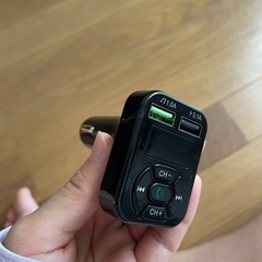 車用FMトランスミッター 2USBポート　3.1A 出力の画像