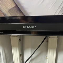 SHARP AQUOS 46インチ液晶テレビ LC-46W9 2014年製　壁寄せテレビスタンド付きの画像