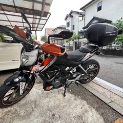 KTM 200 デューク Duke200 BOX付　自賠2028年9月まで　の画像