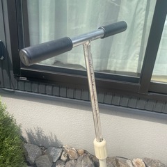 無印良品　舵取り棒付き三輪車　の画像
