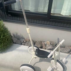 無印良品　舵取り棒付き三輪車　の画像