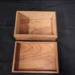昭和 レトロ 木箱 小箱の画像