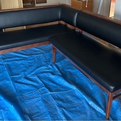ニトリ　ダイニングテーブル&ソファセット　美品の画像