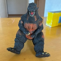 バンダイ製 ゴジラ ソフビ フィギュアレトロ／平成シリーズ／尻尾欠損）の画像