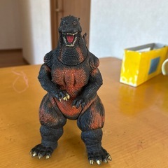 バンダイ製 ゴジラ ソフビ フィギュアレトロ／平成シリーズ／尻尾欠損）の画像