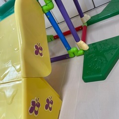 【取引中】ジャングルジム付き滑り台の画像