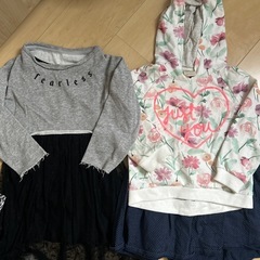 女の子110cm子供服🌟１０枚➕おまけ１枚の画像