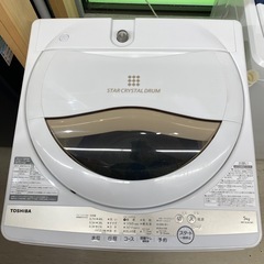 東芝　2022年製　AW-5GA1　洗濯機5kg　朝霞市リサイクルショップ　ケイラック朝霞田島店　朝霞市　志木市　和光市　GM419の画像