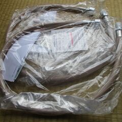 ☆桂精機製作所 FH10 LPG 燃焼器用鋼線入りホース 1000mm 2点セット◆柔軟性に優れた配管材の画像