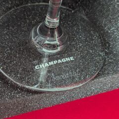 ②Baccarat　バカラ シャンパンフルート　5個セット　新品未使用　箱付きの画像