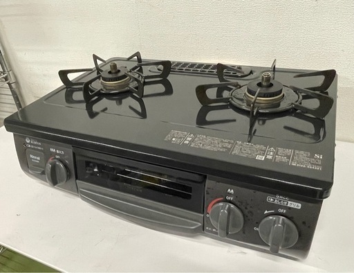 ✨2019年製✨1116番 リンナイ✨都市ガスコンロ✨KGM640CTBEL‼️の通販 