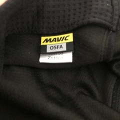 MAVIC  サイクルキャップ　ブラック/イエローの画像