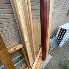 DIYで使用していた木材 無料での画像
