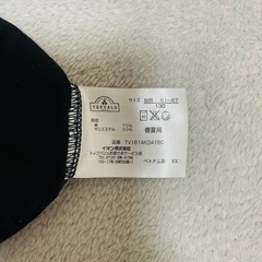 子供無地Ｔシャツ黒130㎝ の画像