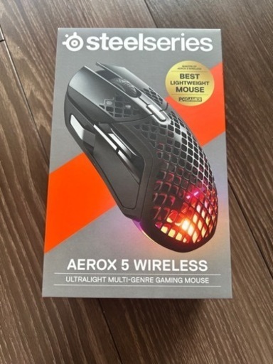 【新品】SteelSeries Aerox5 ワイヤレスマウス